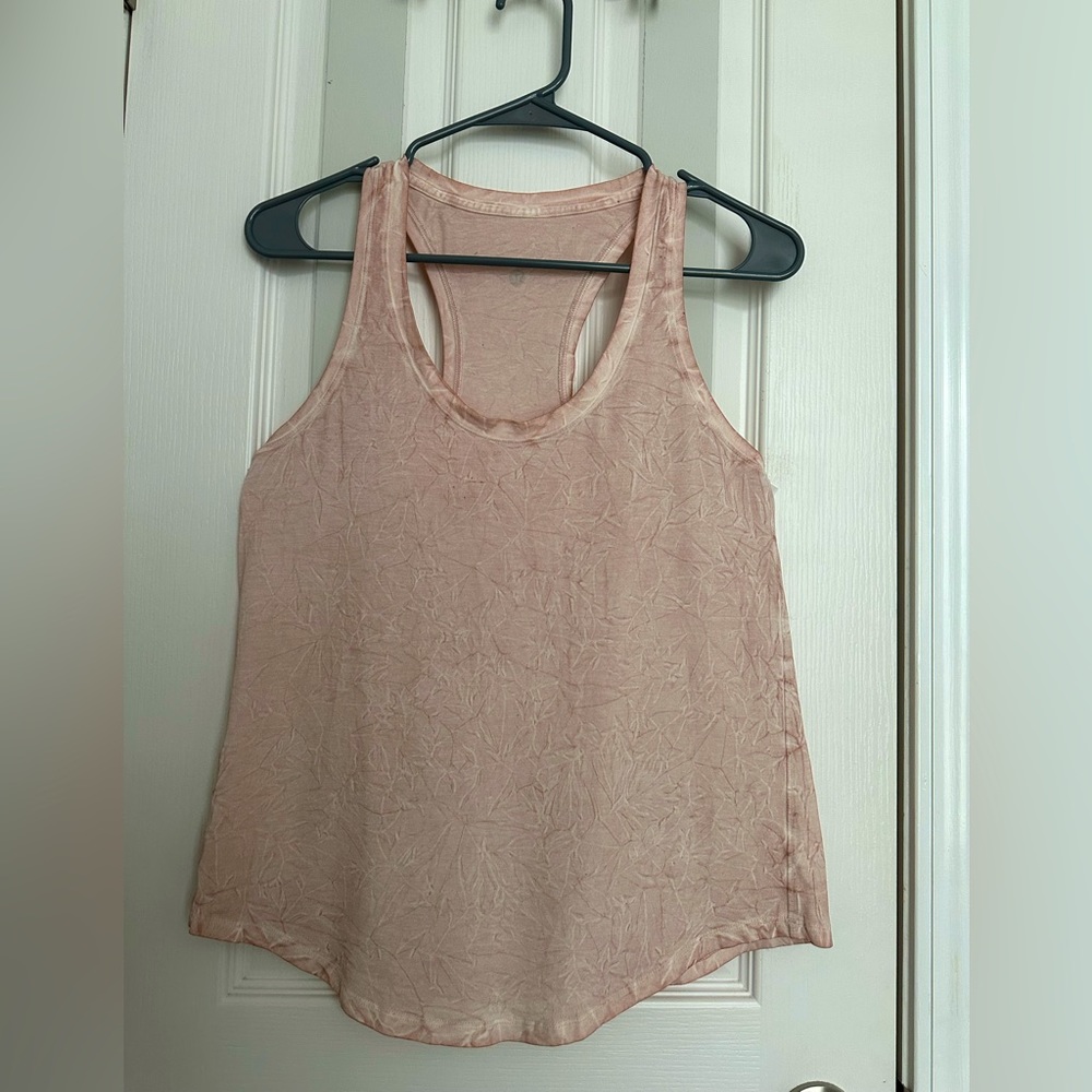 Lululemon Love Tank, size 4, summit wash smoky topaz, only worn 1 time